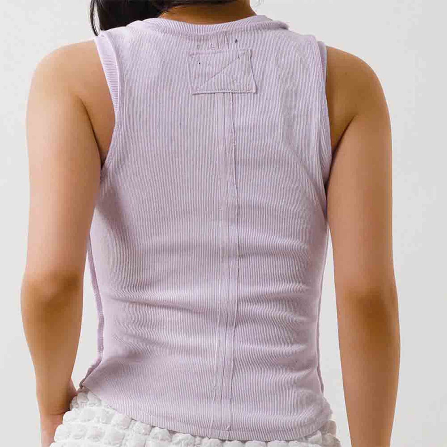 Women's Slim Fit Ribbed Tank Top – Sleeveless Stretch Cotton Crew Neck by Cherie Code