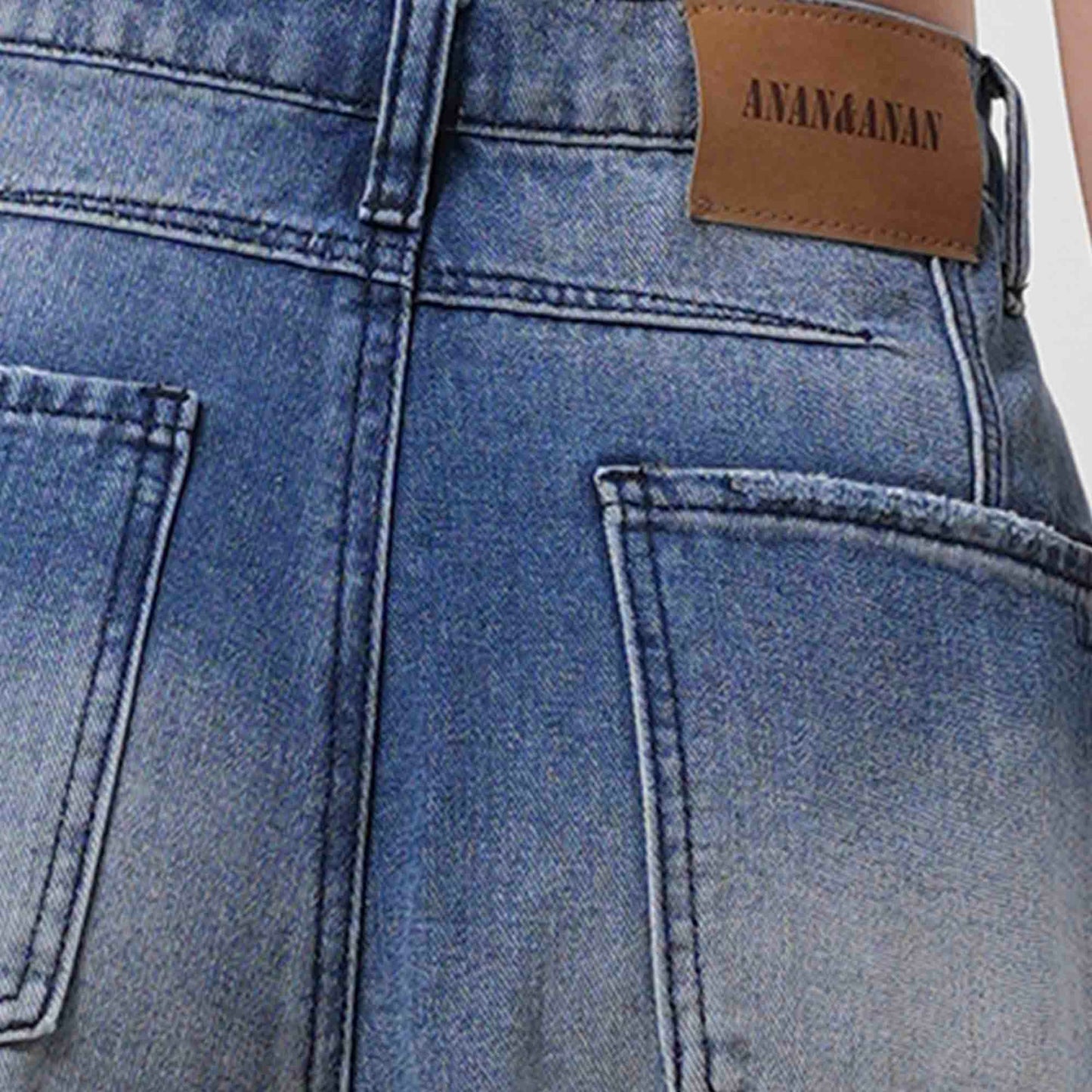 Women's Barrel Leg Baggy Jeans – High Rise Vintage Wash Slouchy Fit Denim by Cherie Code