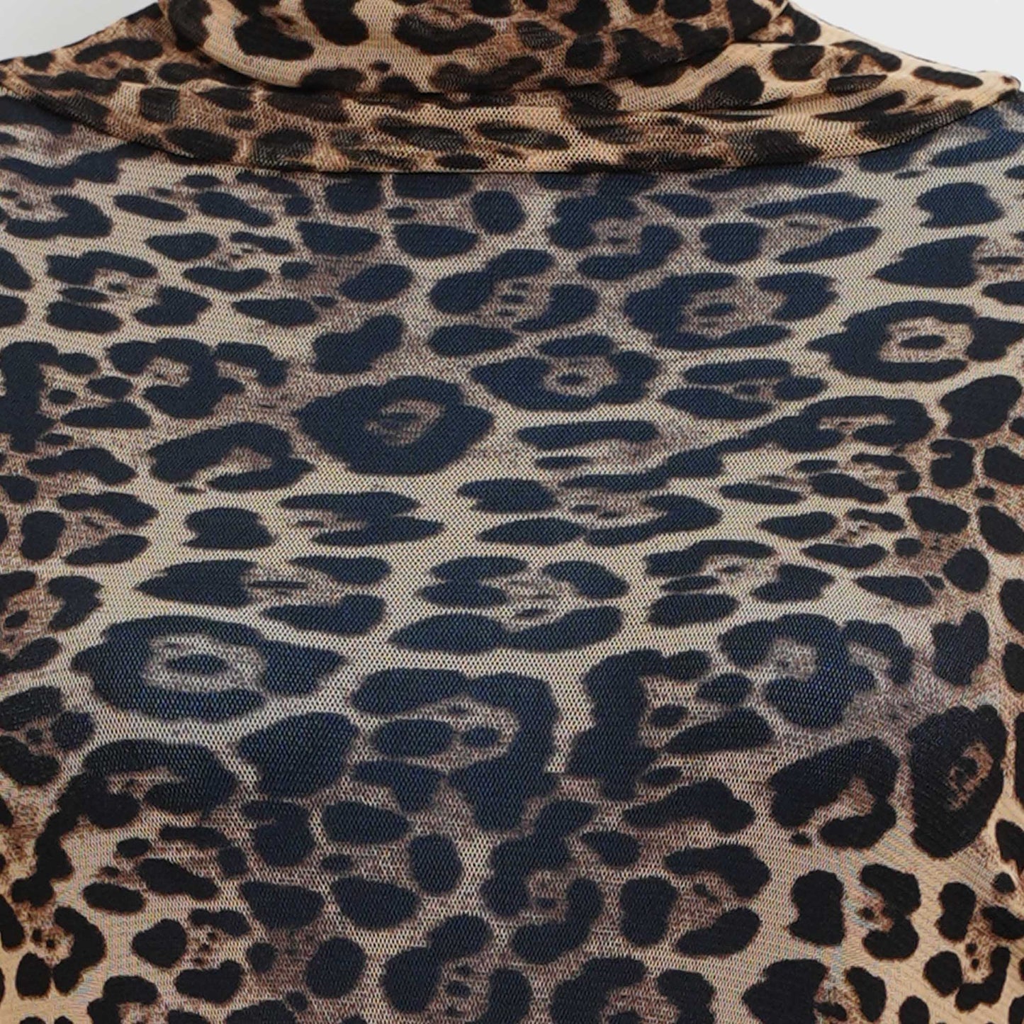 Women's Leopard Print Slim Fit Mesh Top – Cherie Code