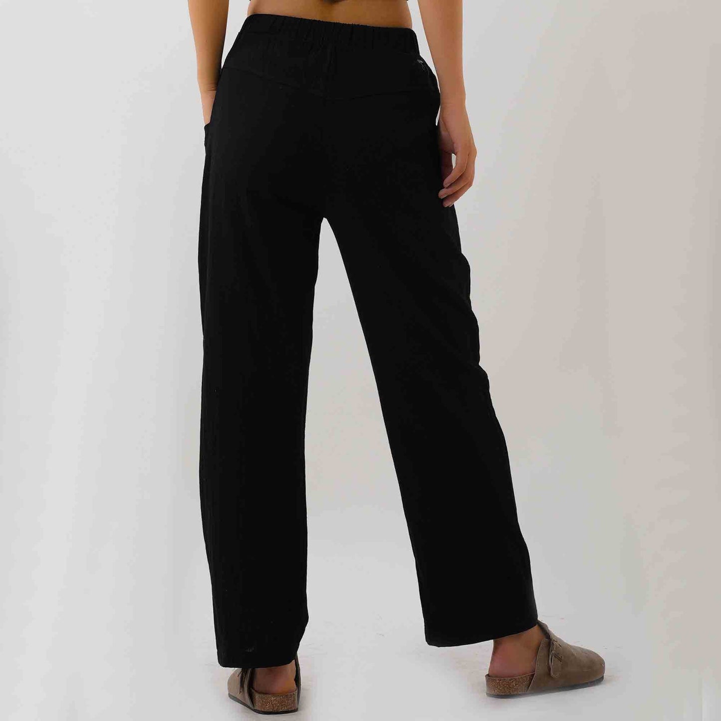 Breathable Cotton Lounge Pants for Women - Relaxed Fit with Elasticized Waistband Cherie Code