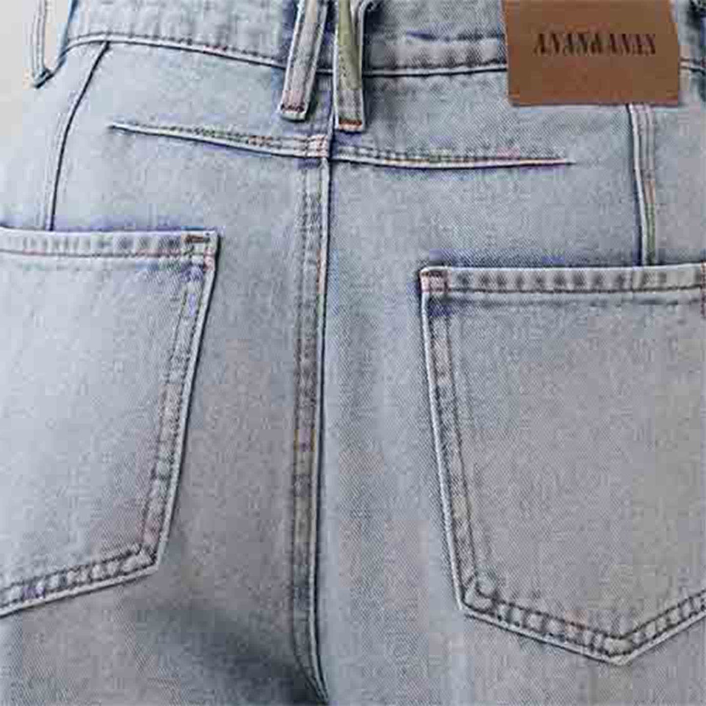 Women's Barrel Leg Baggy Jeans – High Rise Vintage Wash Slouchy Fit Denim by Cherie Code