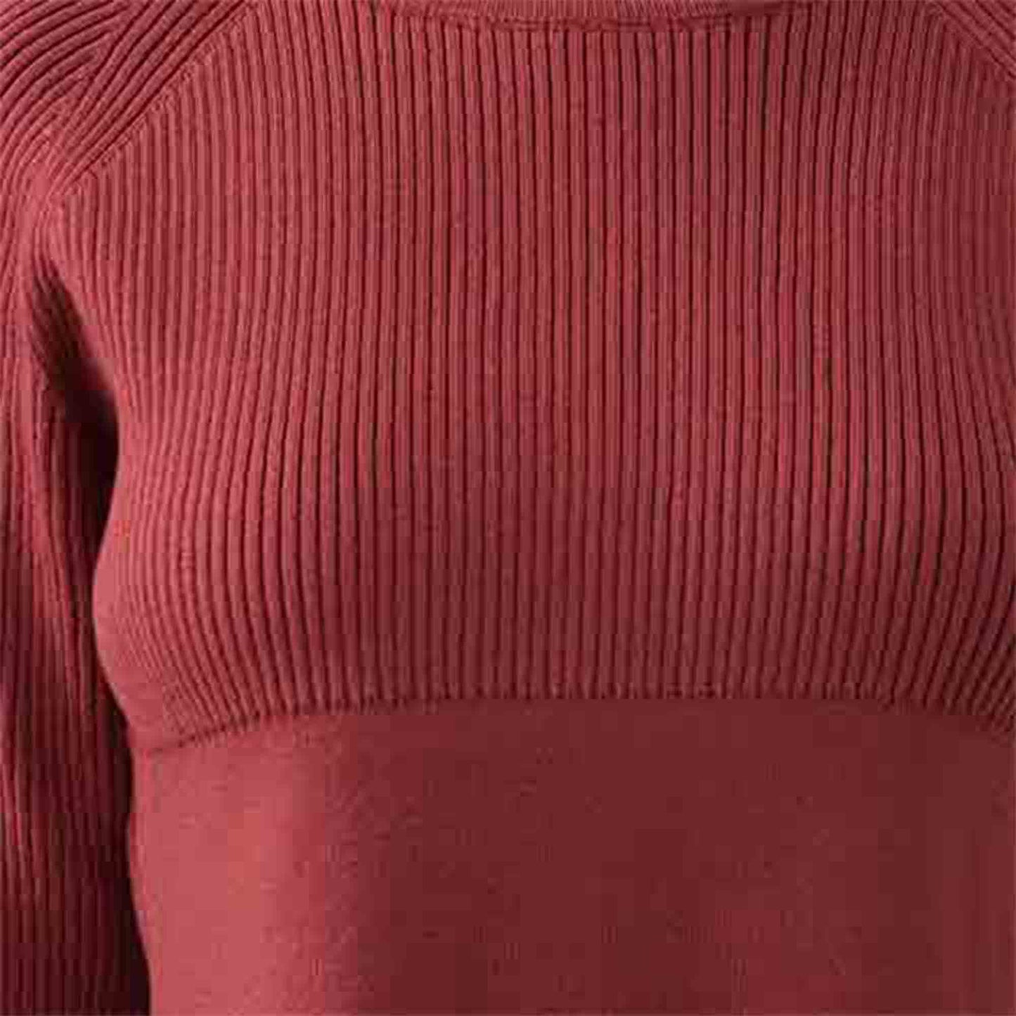 Women's Sweater Set - Stretch Knit Top & Back-Slit Midi Skirt Matching Set Cherie Code