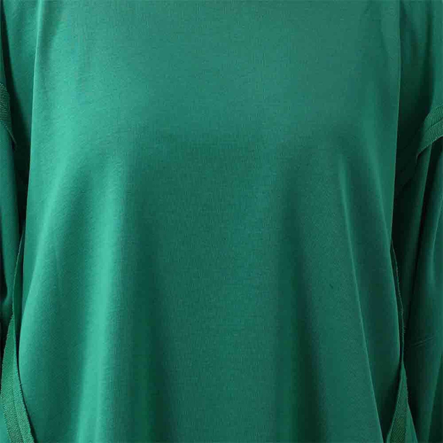 Women's Slouchy Crewneck Sweatshirt - Stretch Polyester Blend with Side Slit Details Cherie Code